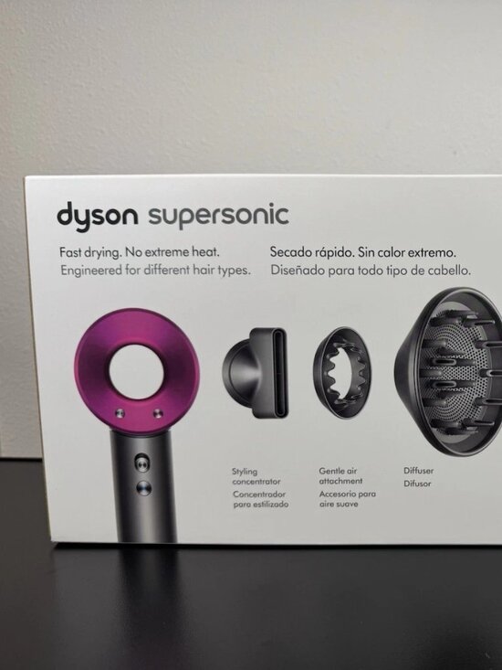 Other - Supersonic Hair Dryer Pink Dyson – 2-Prong Plug (220V, EU Version), Fast Drying